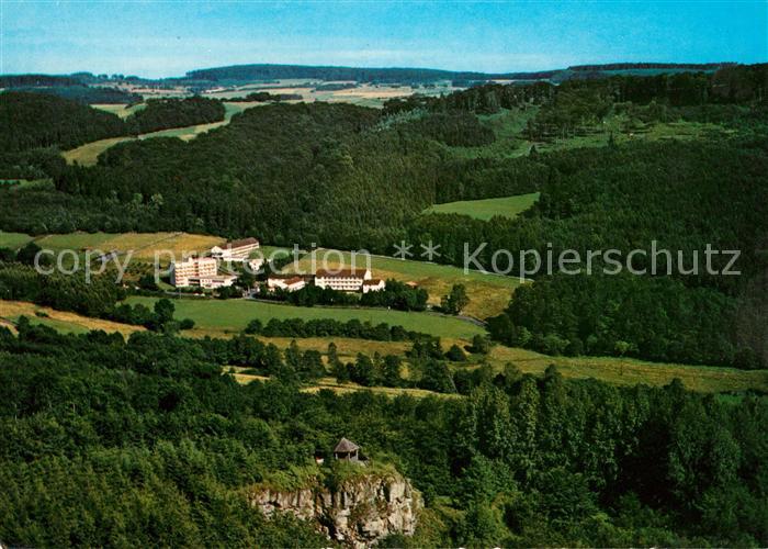 Neukirchen Knuellgebirge Waldsanatorium Urbachtal Fliegeraufnahme