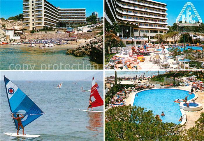 Salou Hotel Cala Font Swimming Pool Windsurfen