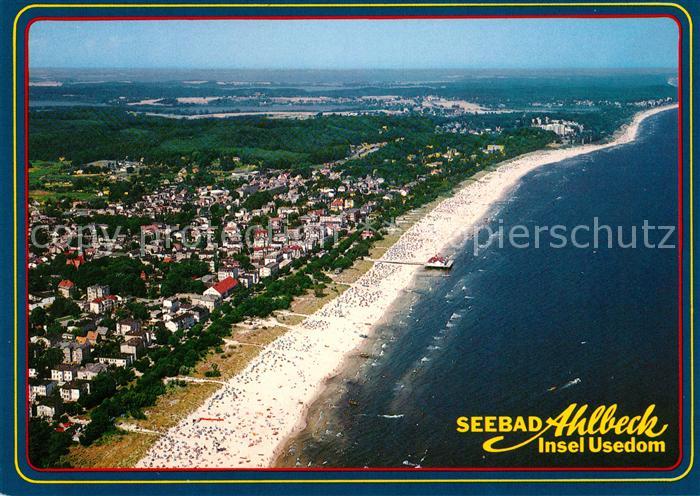 Ahlbeck Ostseebad Seebad Fliegeraufnahme