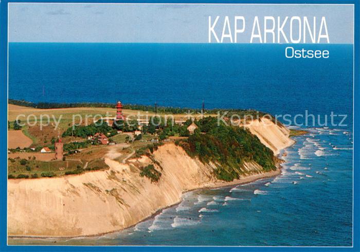 Kap Arkona Ostseeinsel Ruegen Fliegeraufnahme