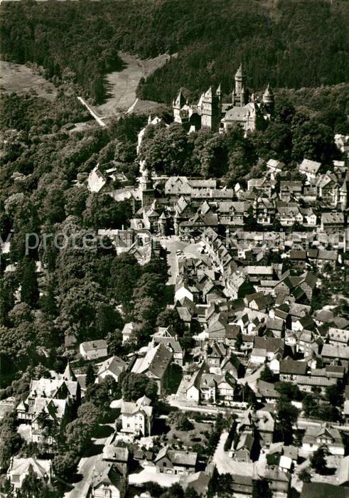 Braunfels Luftkurort mit Schloss Fliegeraufnahme