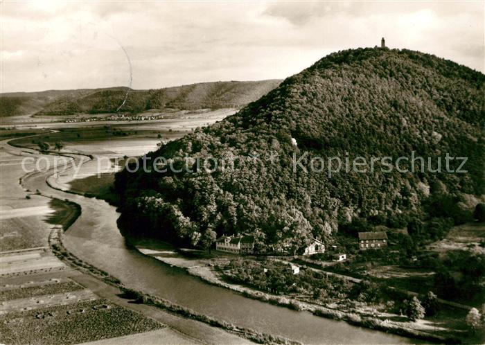 Eschwege Werratal mit Leuchtberg Fliegeraufnahme