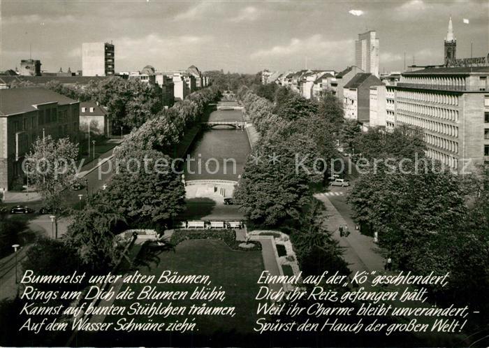 Duesseldorf Koenigsalle Gedicht Koe