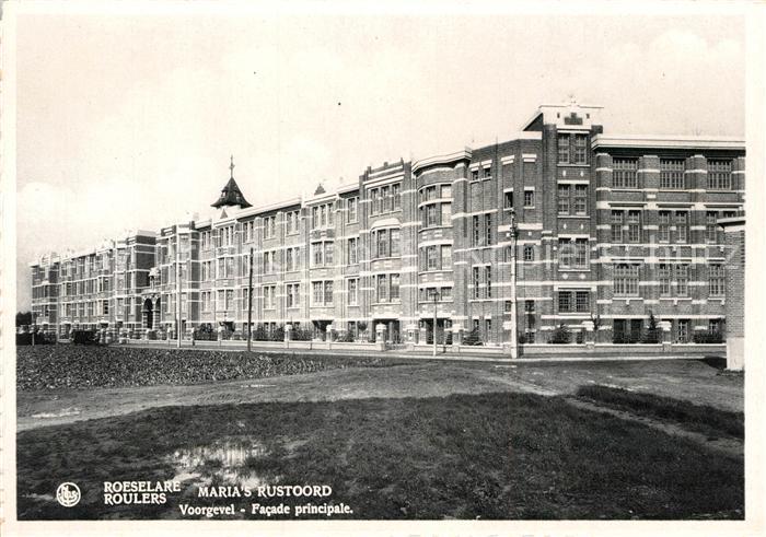 Roulers Belgien Marias Rustoord Voorgevel Facade principale