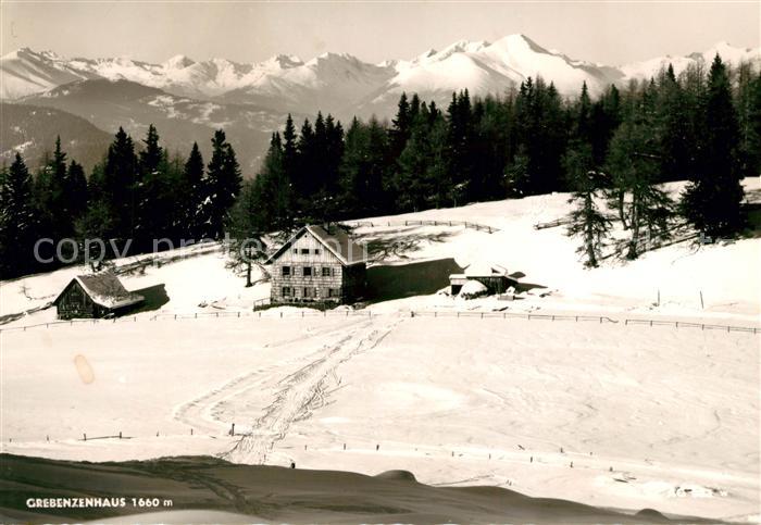 Lambrecht Steiermark Sankt Grebenzenhaus Berghaus Winterlandschaft Alpenpanorama