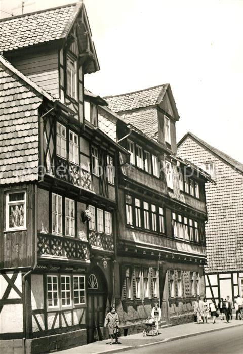 Wernigerode Harz Krellsche Schmiede Fachwerkhaus Historisches Gebaeude 17. Jhdt.