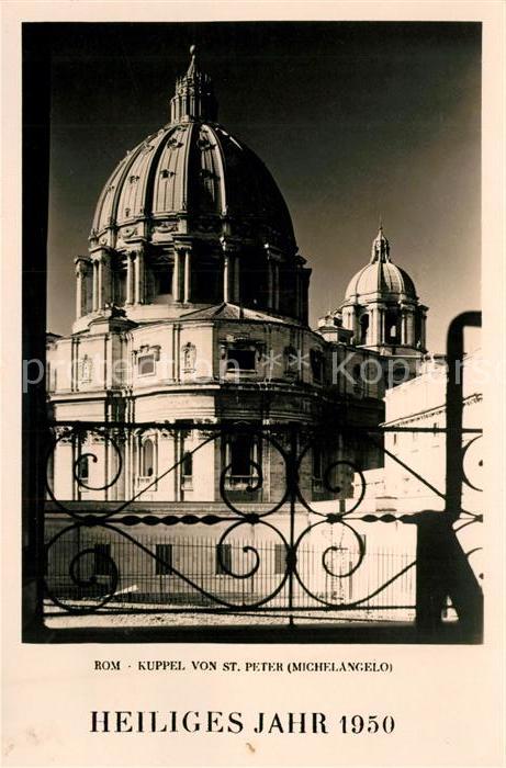 Rom Roma Kuppel von St Peter Michelangelo Dom