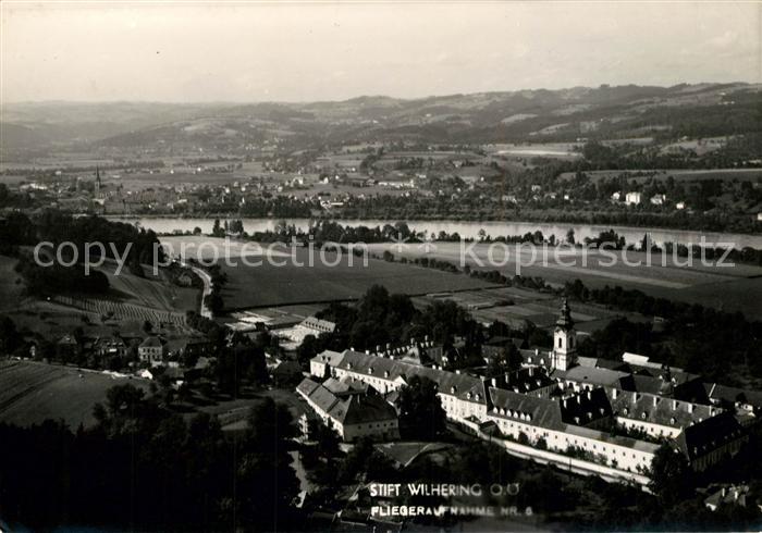 Wilhering Stift Kloster Fliegeraufnahme