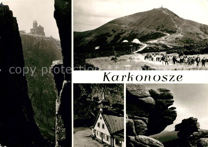Karkonosze Schronisko PTTK Nad Snieznymi Kotlami Landschaftspanorama Riesengebir