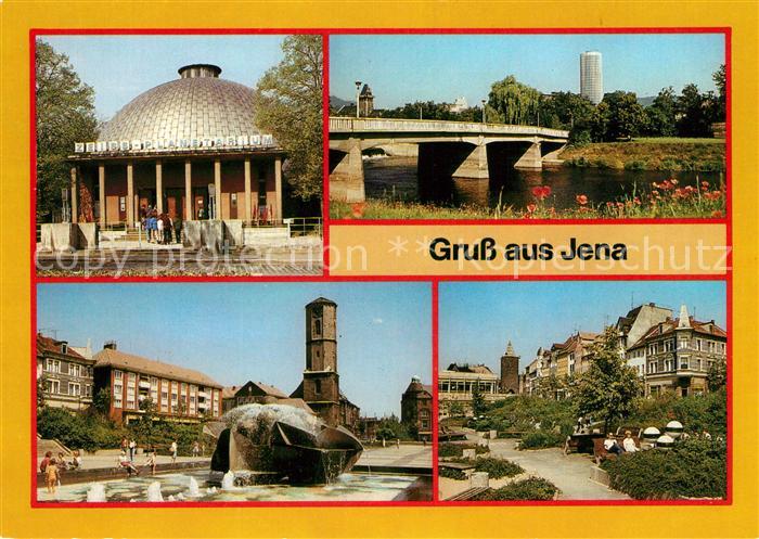 Jena Thueringen Zeissplanetarium Paradiesbruecke Platz der Kosmonauten