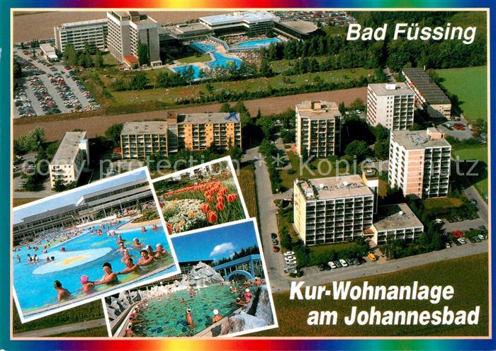 Bad Fuessing Fliegeraufnahme Kur-Wohnanlage am Johannesbad