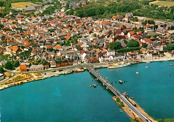 Kappeln Schlei Fliegeraufnahme Schleipartie