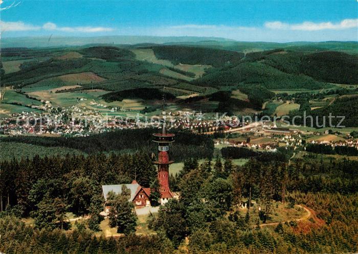 Kreuztal Westfalen Fliegeraufnahme Berggasthof Kindelsberg
