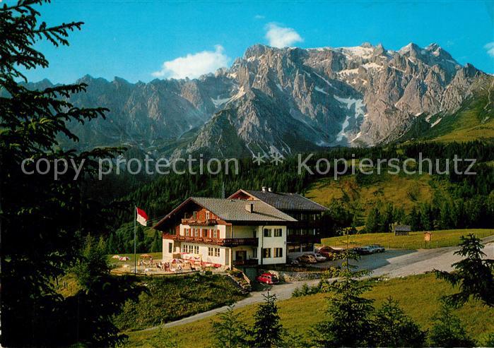 Dienten Hochkoenig Alpengasthof Pension uebergossene  Alm