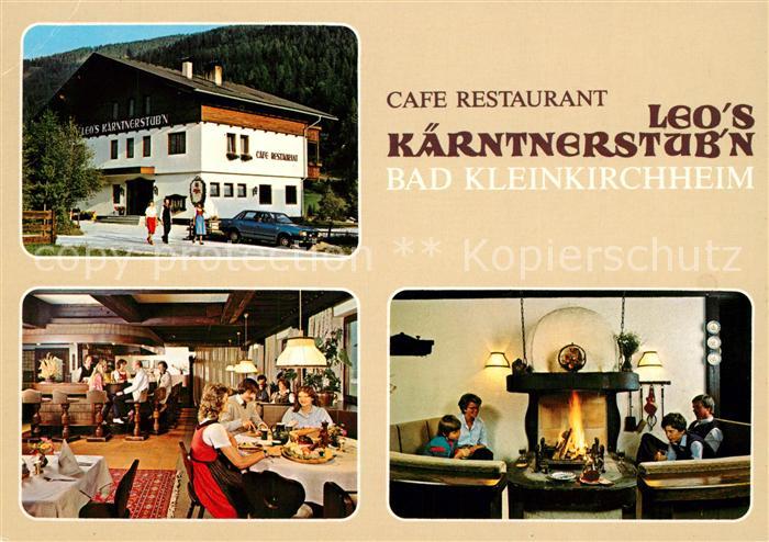 Bad Kleinkirchheim Kaernten Cafe Restaurant Leos Kaerntnerstubn