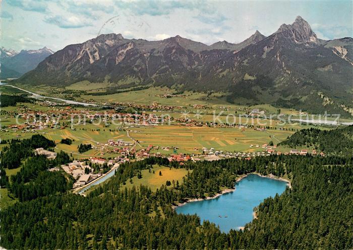 Reutte Tirol Fliegeraufnahme mit Urisee