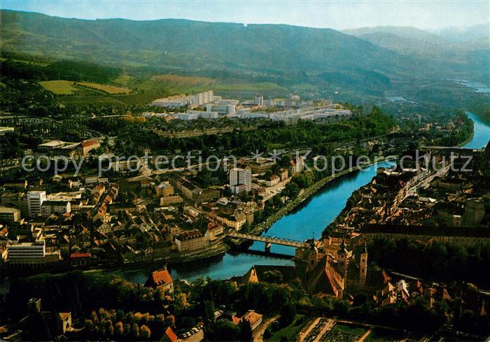 Steyr Enns Oberoesterreich Fliegeraufnahme Ennspartie