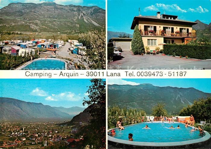 Lana Meran Fliegeraufnahme Camping Arquin Pool