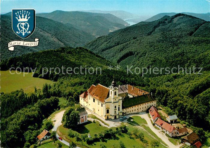 Maria Langegg Fliegeraufnahme Wallfahrtsort