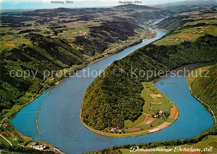 Schloegen Fliegeraufnahme Donauschlinge