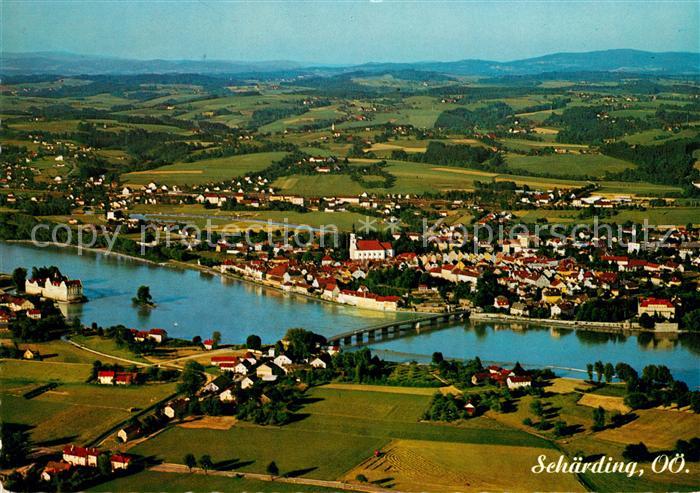 Schaerding Fliegeraufnahme Innpartie