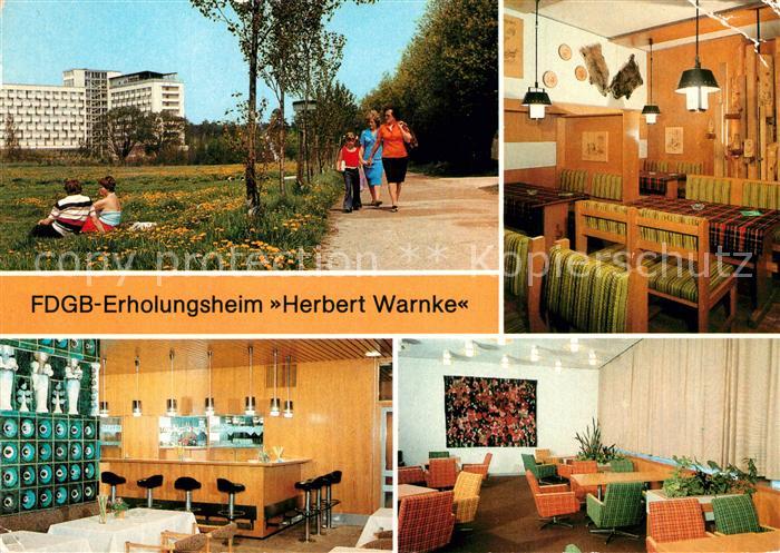 Klink Waren FDGB Erholungsheim Herbert Warnke