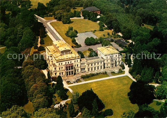 Essen Ruhr Fliegeraufnahme Villa Huegel