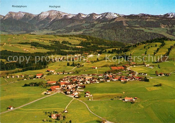Oberreute Fliegeraufnahme Hochgrat Rindalphorn