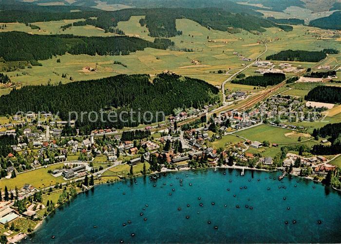 Titisee-Neustadt Fliegeraufnahme Seepartie
