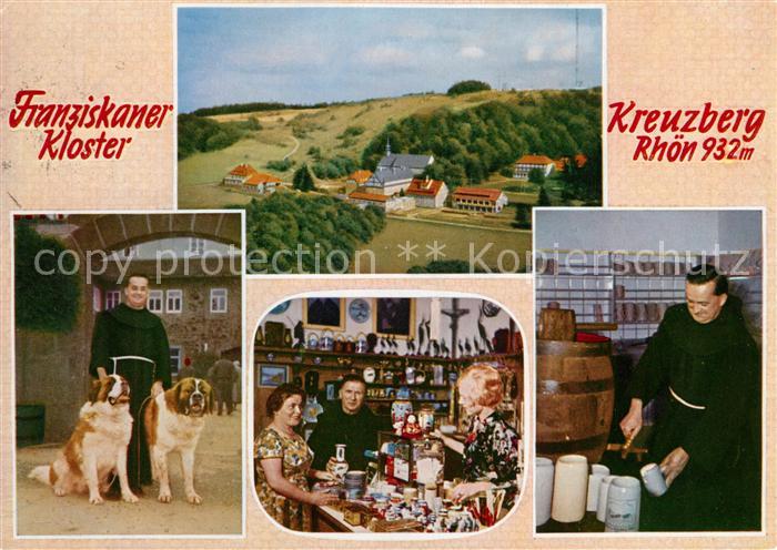Kreuzberg Rhoen Franziskaner Kloster Bernhardiner-Hunde Bierzapfen