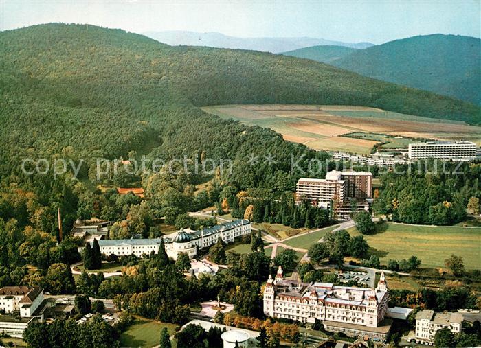 Bad Wildungen Fliegeraufnahme Fuerstenhof Badehotel Kurbad-Sanatorium Fachklinik