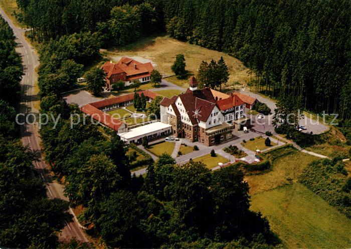 Dassel Solling Fliegeraufnahme CVJM Erholungsheim Tagugsstaette