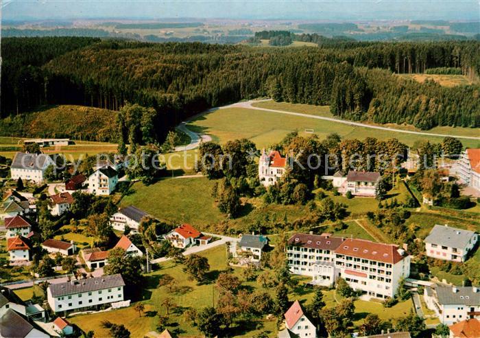 Groenenbach Bad Fliegeraufnahme Kneippsanatorium Dr. Krautheim am Schlossberg