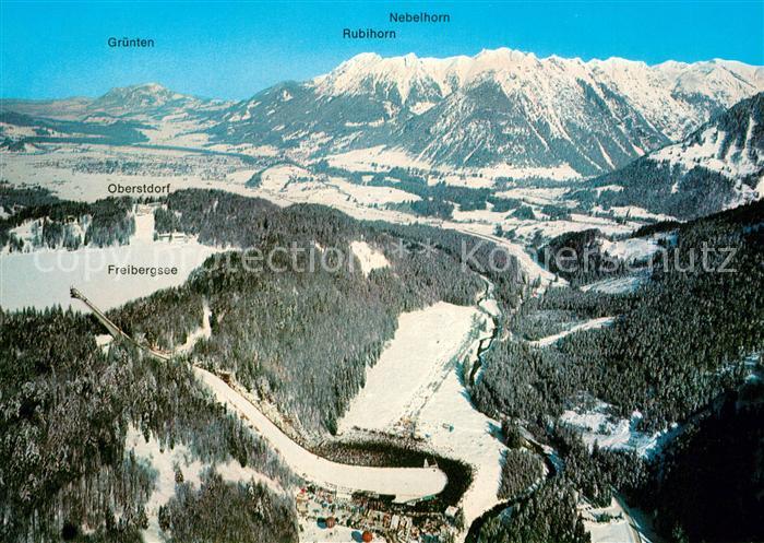 Oberstdorf Fliegeraufnahme Heini Klopfer Skiflugschanze