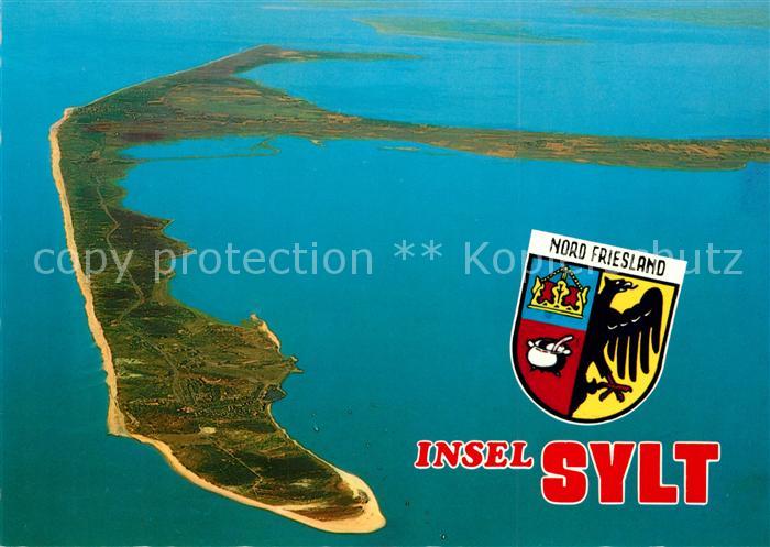 Sylt Fliegeraufnahme von Sueden