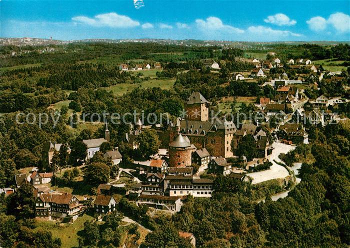 Schloss Burg Wupper Fliegeraufnahme Schloss