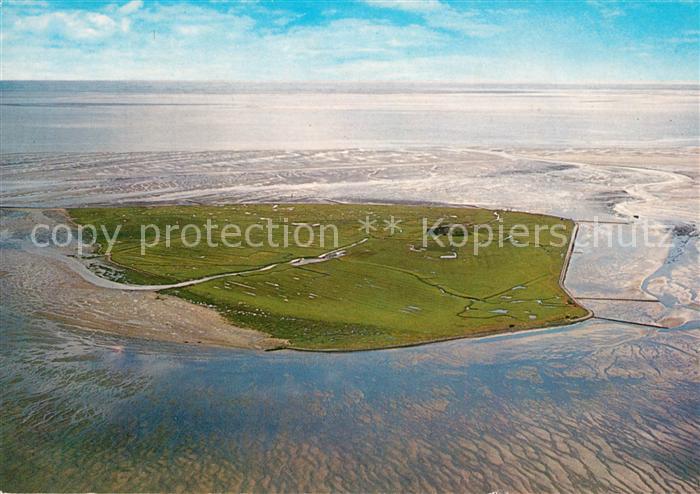 Darum Fliegeraufnahme Nationalpark Nordfriesisches Wattenmeer