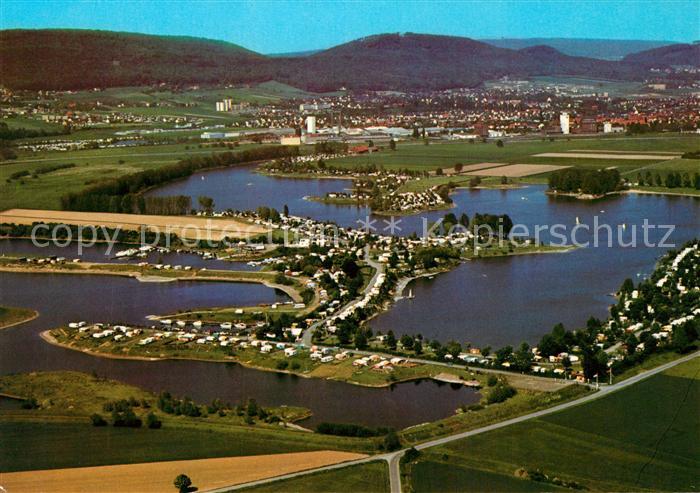 Rinteln Fliegeraufnahme Erholungsgebiet Doktorsee