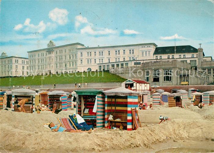 Borkum Strand und Haus Europa