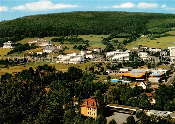 Salmuenster Bad Soden Fliegeraufnahme Heilbad zwischen Spessart und Vogelsberg