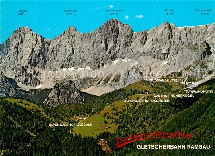 Ramsau Berchtesgaden Fliegeraufnahme Dachstein Suedwaenden