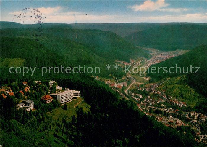 Wildbad Schwarzwald Fliegeraufnahme