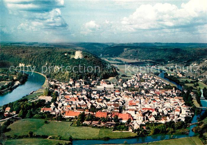 Kelheim Fliegeraufnahme Donau