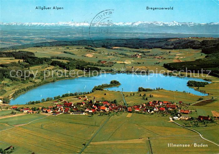 Illmensee Fliegeraufnahme Seepartie Pfullendorf