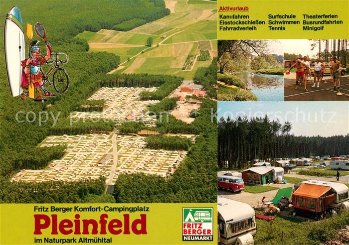 Pleinfeld Fliegeraufnahme Fritz-Berger-Waldcamping