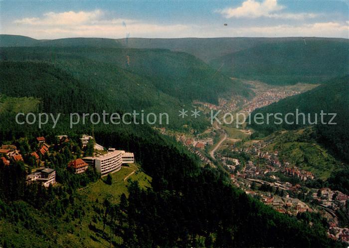 Wildbad Schwarzwald Fliegeraufnahme Staatsbad