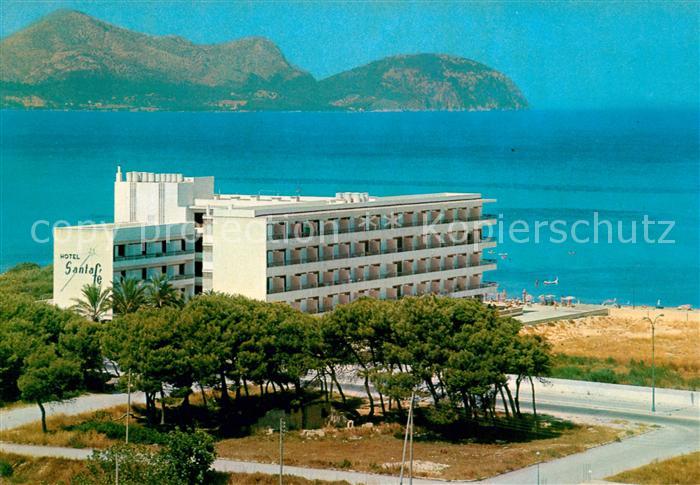 Can Picafort Mallorca Fliegeraufnahme Hotel Santafé