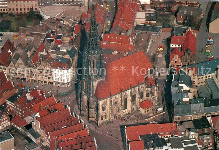 Muenster Westfalen Fliegeraufnahme St. Lamberti