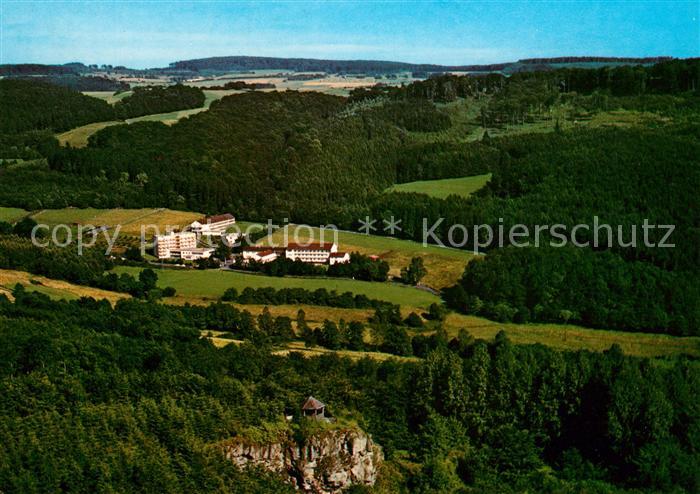 Neukirchen Knuellgebirge Fliegeraufnahme Waldsanatorium Urbachtal