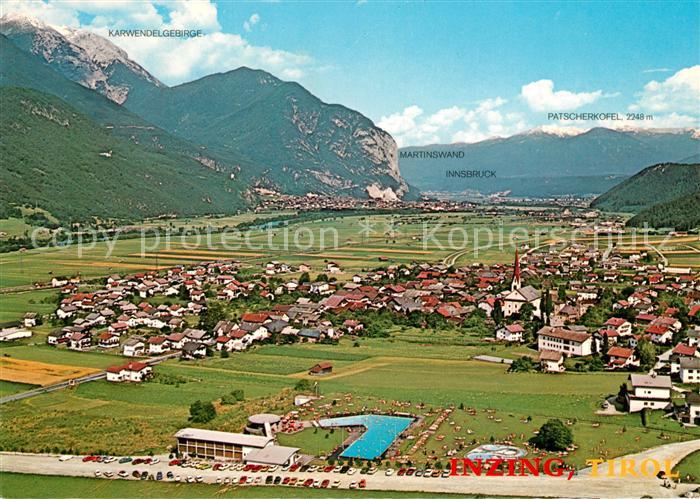 Inzing Tirol Fliegeraufnahme